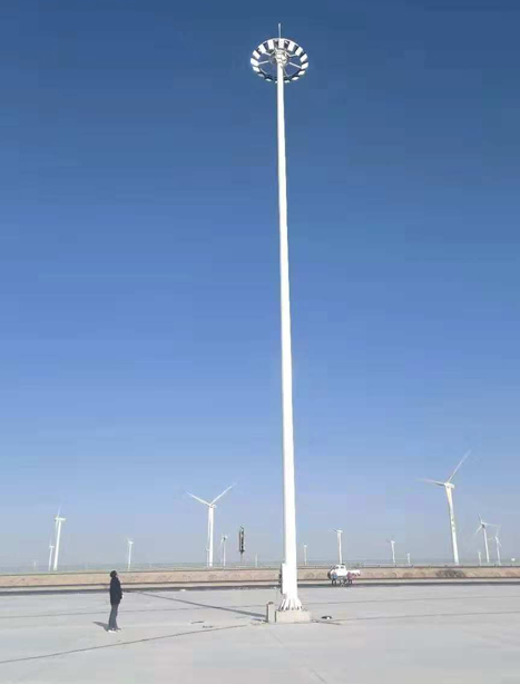 瓜州高速路服务区青松路街道高杆灯项目