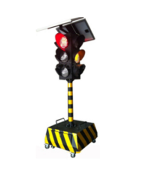 青松路街道太阳能移动信号灯