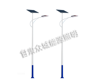 青松路街道复兴号太阳能led路灯