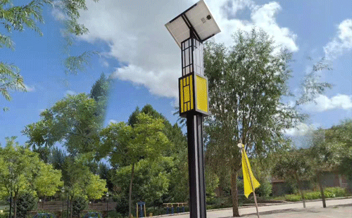 青松路街道智慧路灯安装